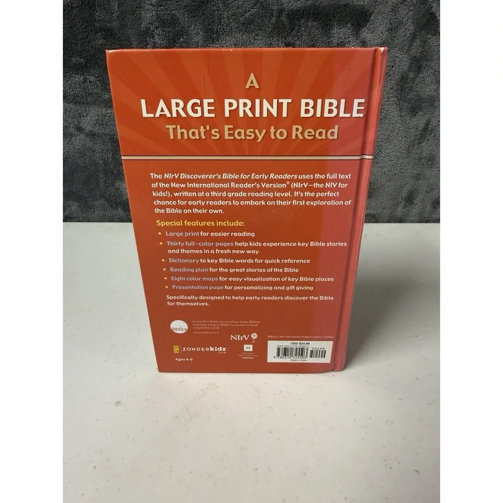 NIRV Discoverer's Bible by Zondervan Staff 2002 HC Zonderkids